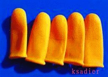 橙色防滑手指套